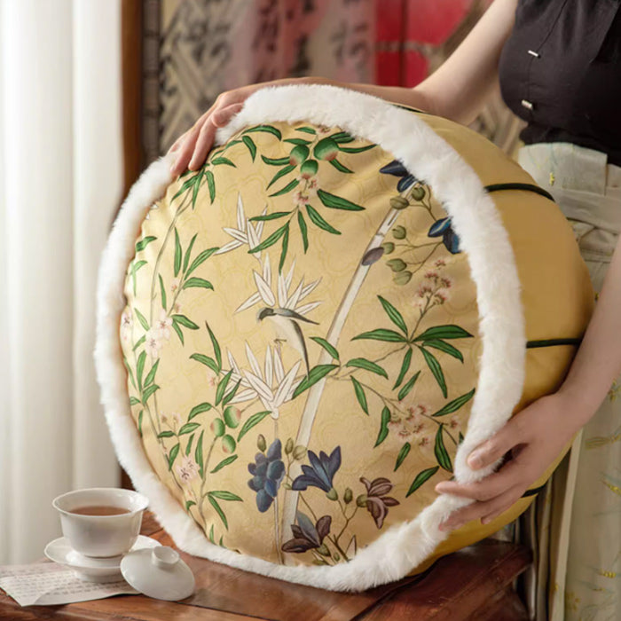 retro flower stool