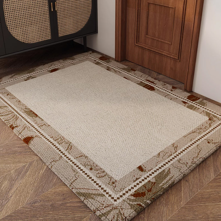 6design calm gray square mat