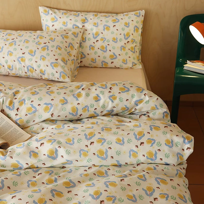 7design cotton flower bedlinen set