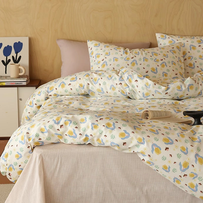 7design cotton flower bedlinen set
