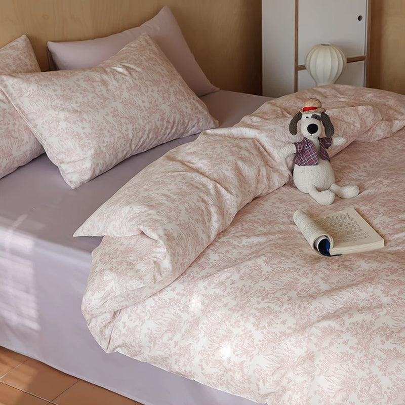 6design cotton flower bedlinen set