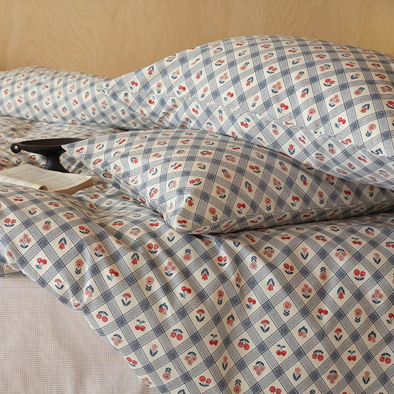 6design cotton flower bedlinen set