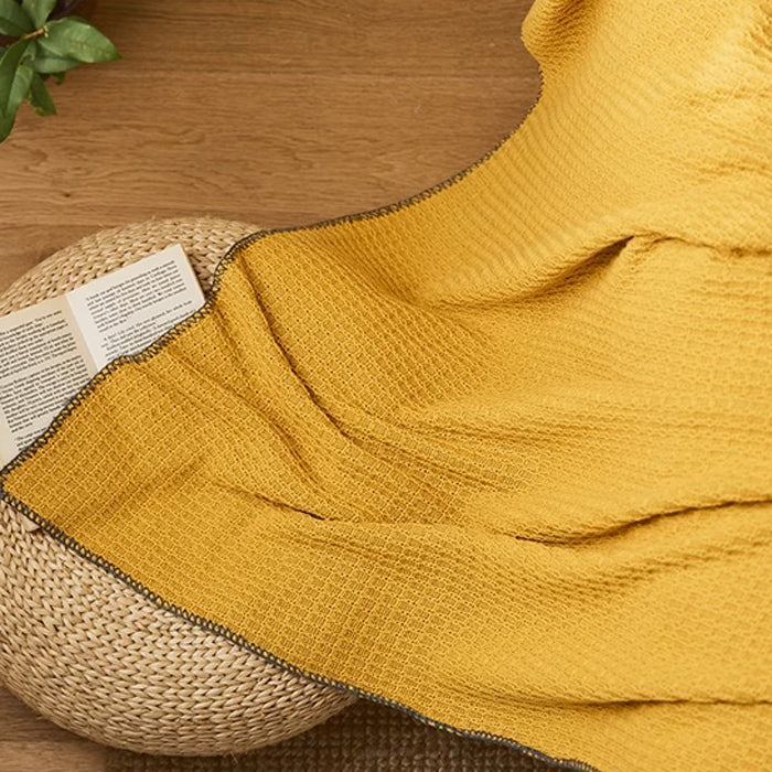 5color waffle knit blanket
