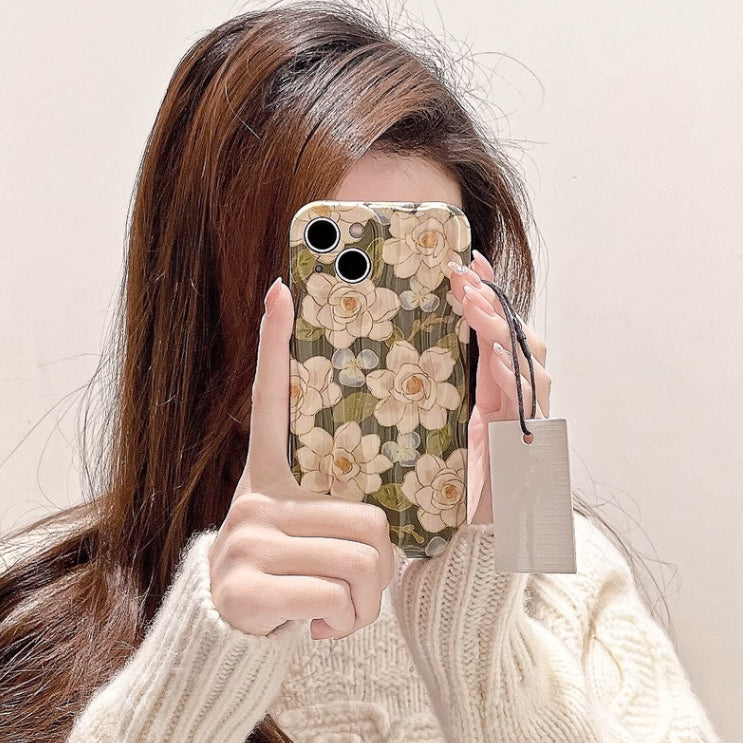 chic flower iPhone case