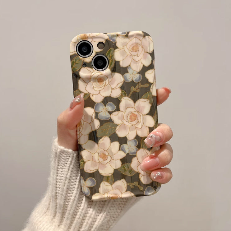 chic flower iPhone case