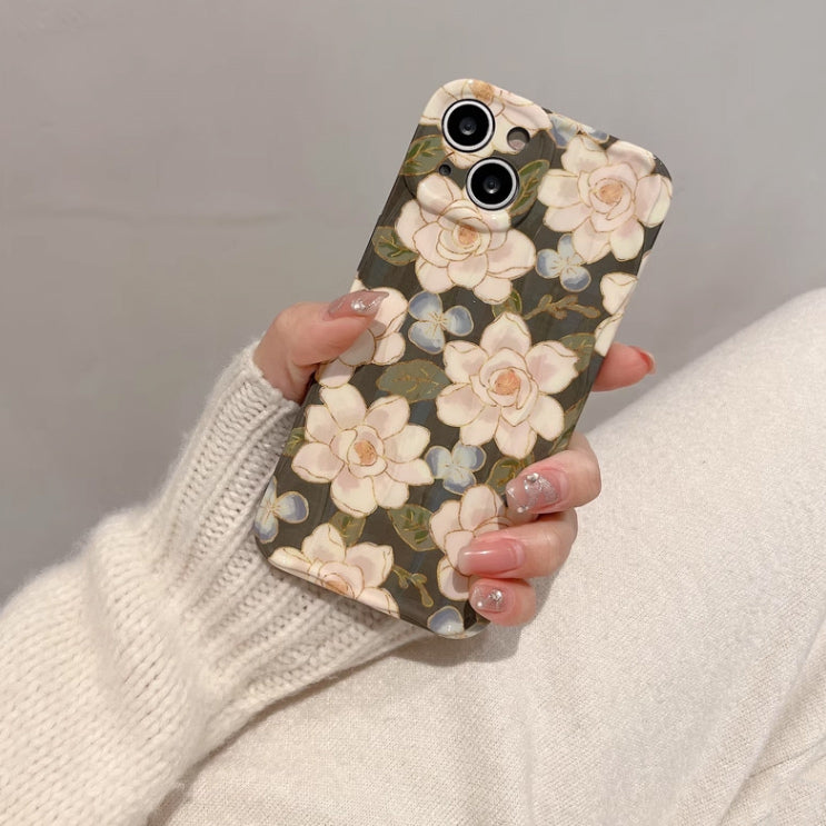 chic flower iPhone case