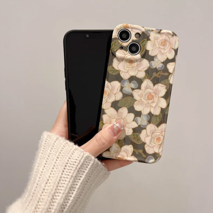 chic flower iPhone case