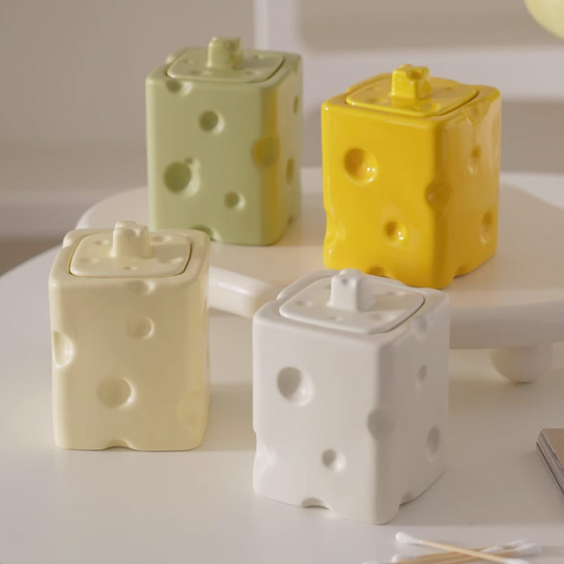 4color square cheese storage