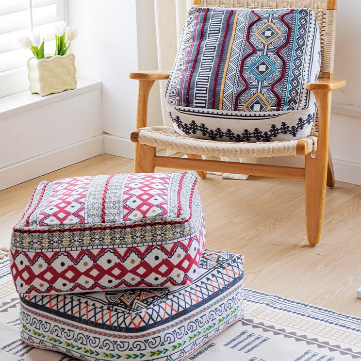 6design ethnic square cushion cover