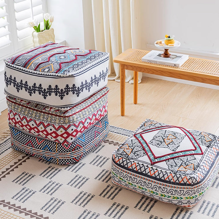 6design ethnic square cushion cover