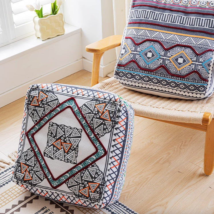 6design ethnic square cushion cover