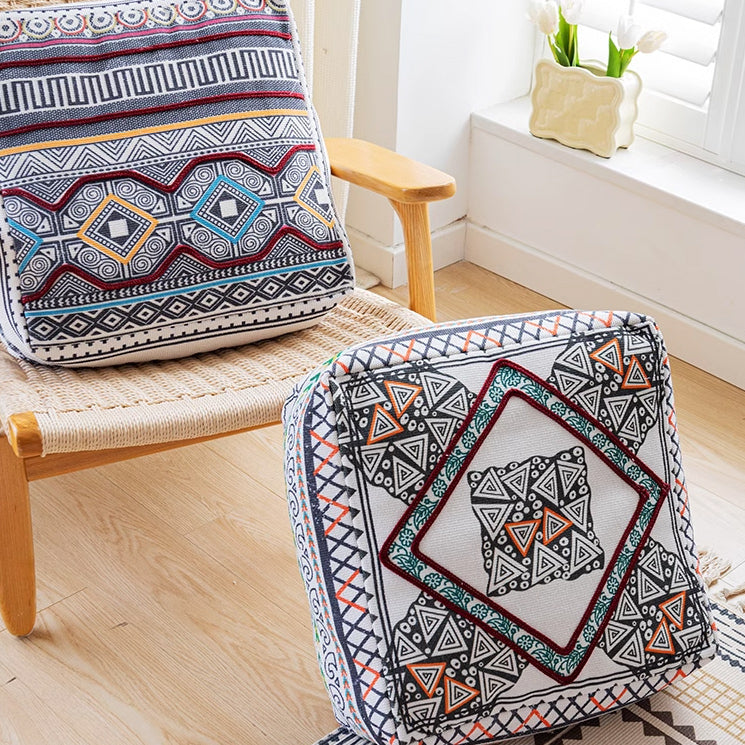 6design ethnic square cushion cover