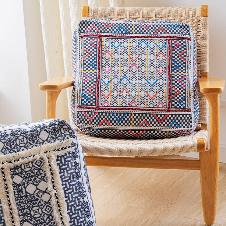 6design ethnic square cushion cover