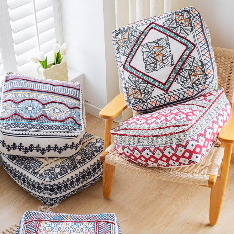 6design ethnic square cushion cover