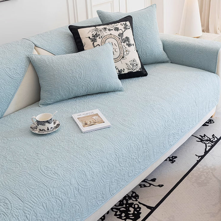 3color ethnic stitch sofa cover