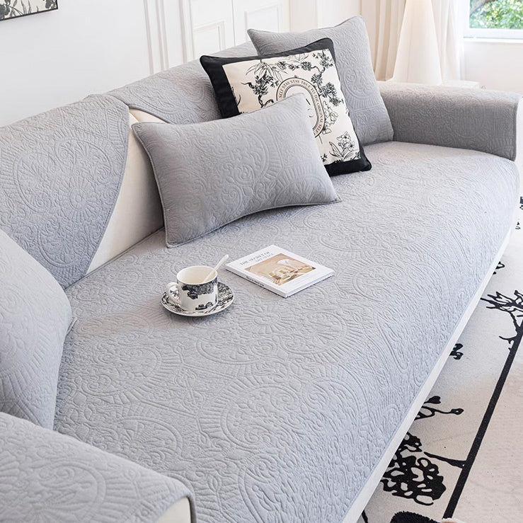 3color ethnic stitch sofa cover
