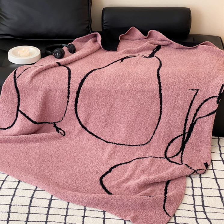 2design jacquard pile blanket