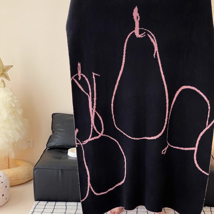 2design jacquard pile blanket