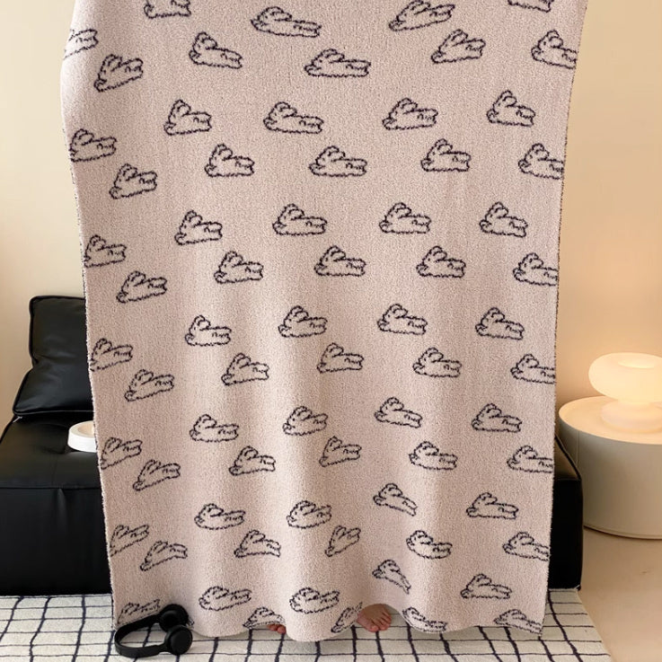 2design jacquard pile blanket