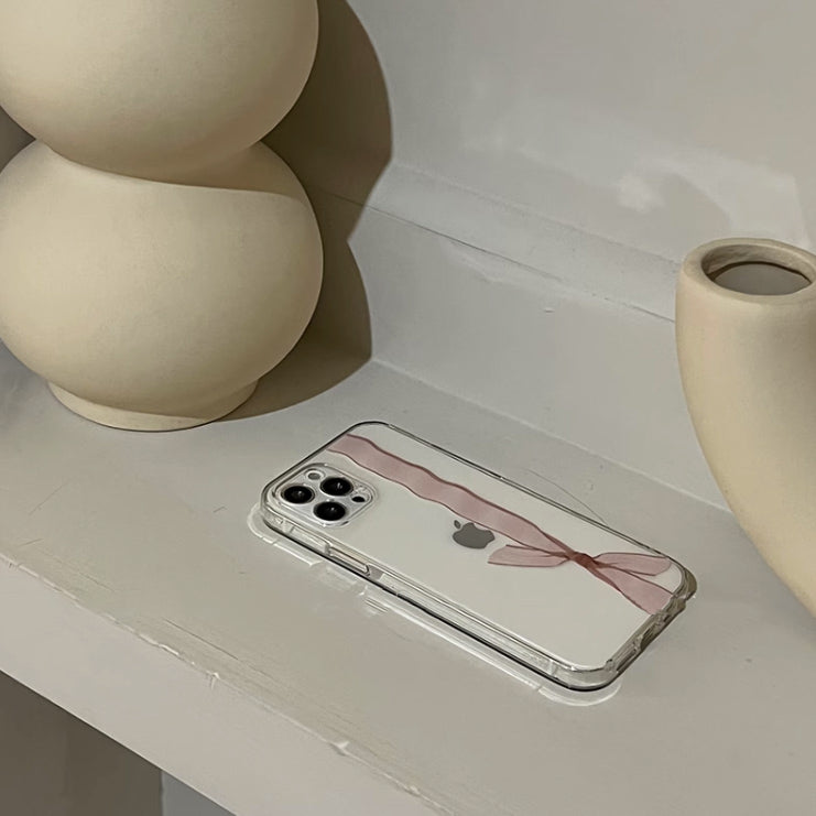 pink ribbon iPhone case