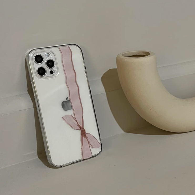 pink ribbon iPhone case
