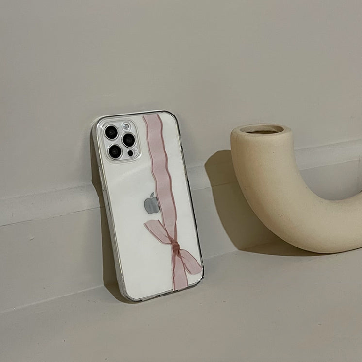 pink ribbon iPhone case