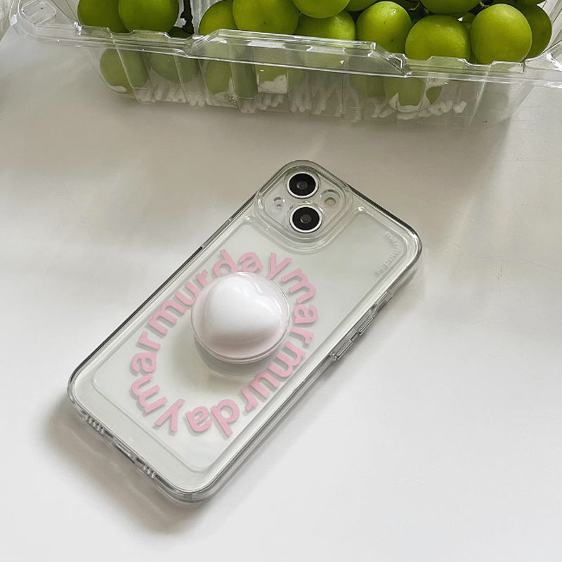 circle logo iPhone case