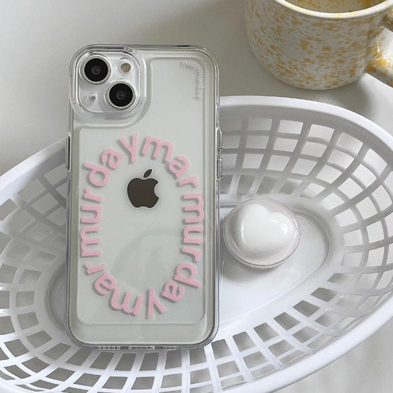 circle logo iPhone case