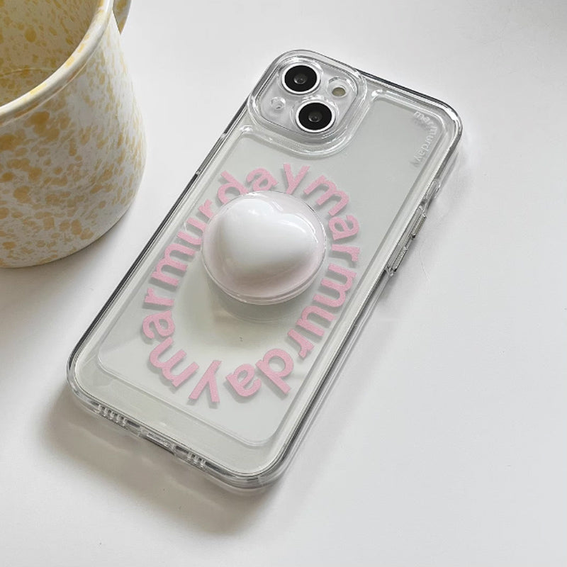 circle logo iPhone case