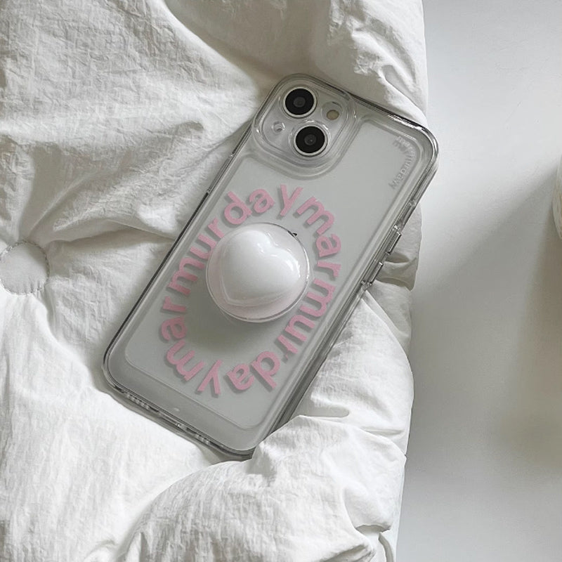 circle logo iPhone case