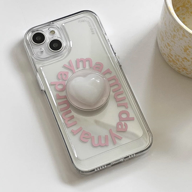 circle logo iPhone case