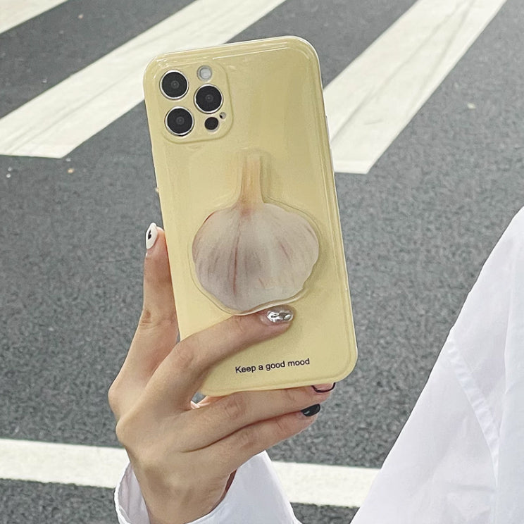 garlic grip iPhone case