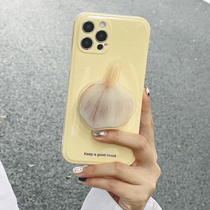 garlic grip iPhone case