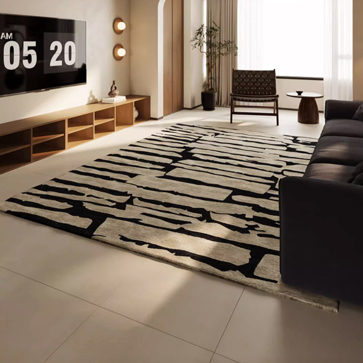 zebra pattern carpet