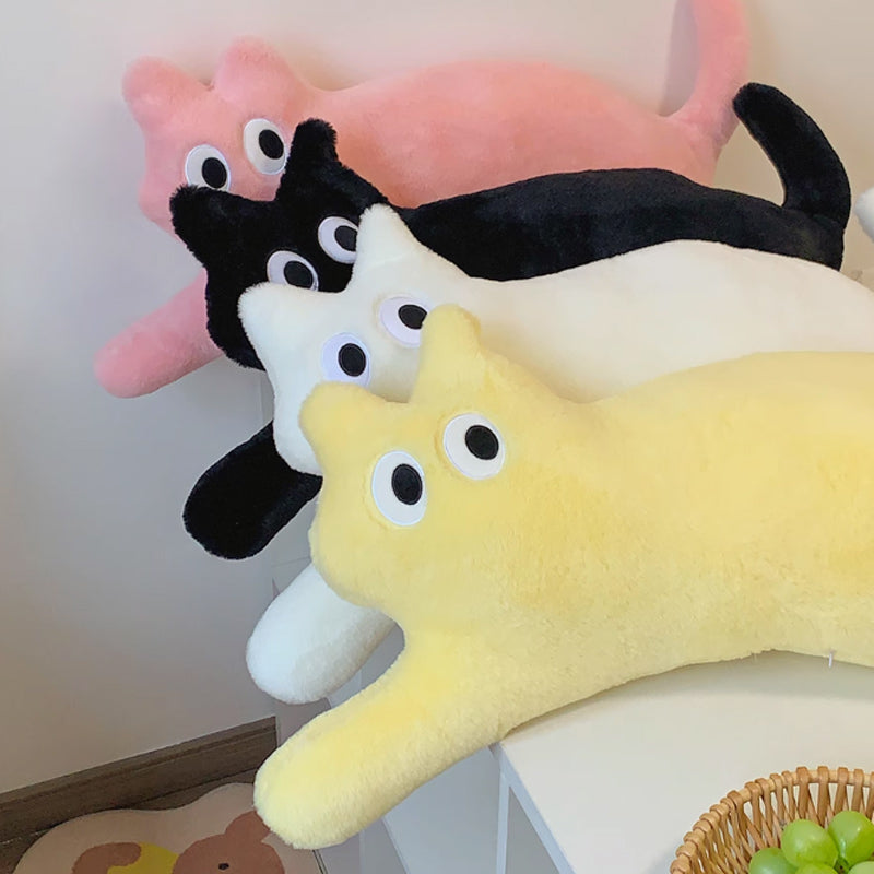 4color cat body pillow