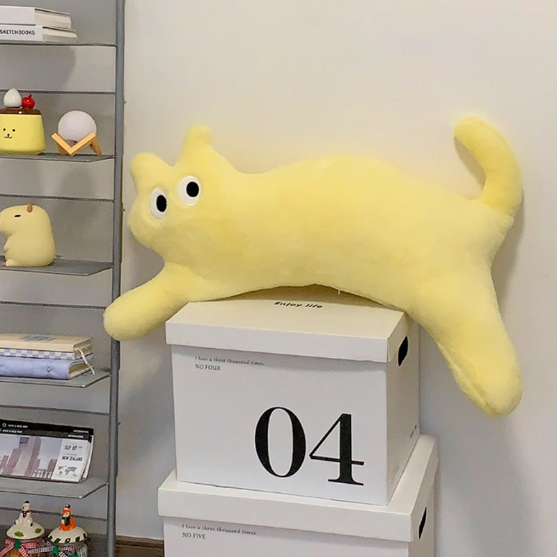 4color cat body pillow