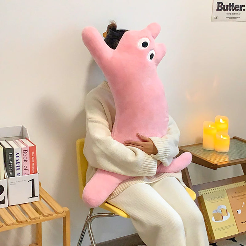 4color cat body pillow