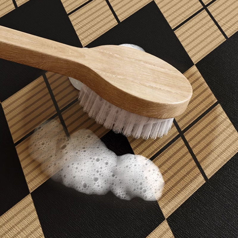 2color argyle check bath mat