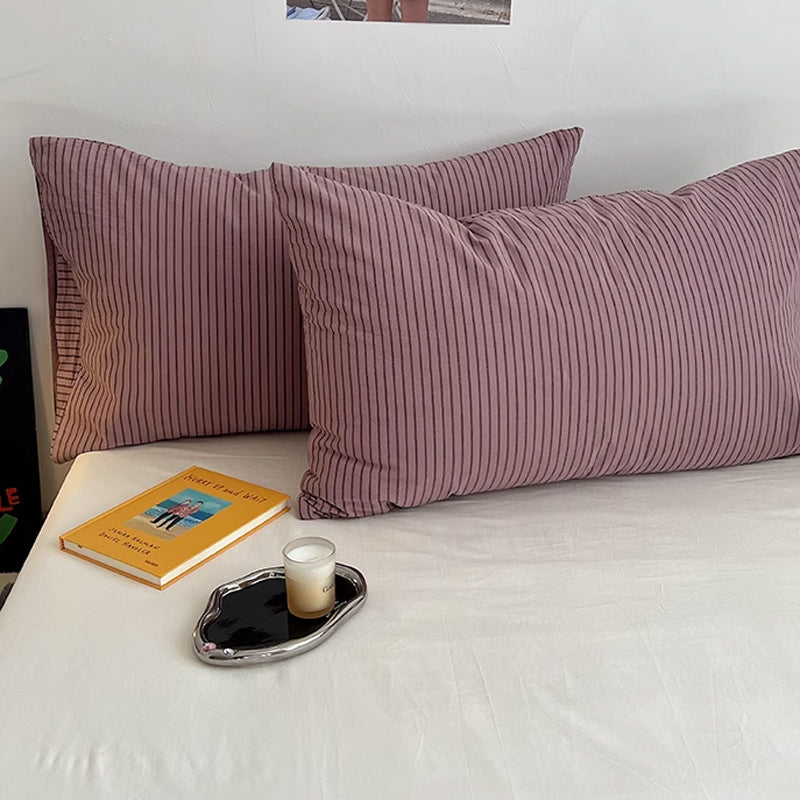 3color thin stripe bedlinen set