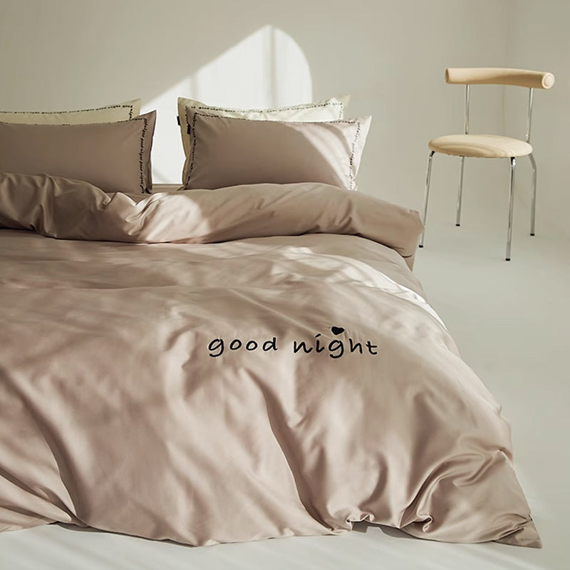 6color message logo bedlinen set