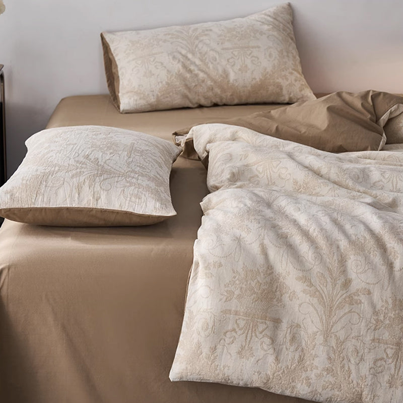 7design jacquard flower bedlinen set
