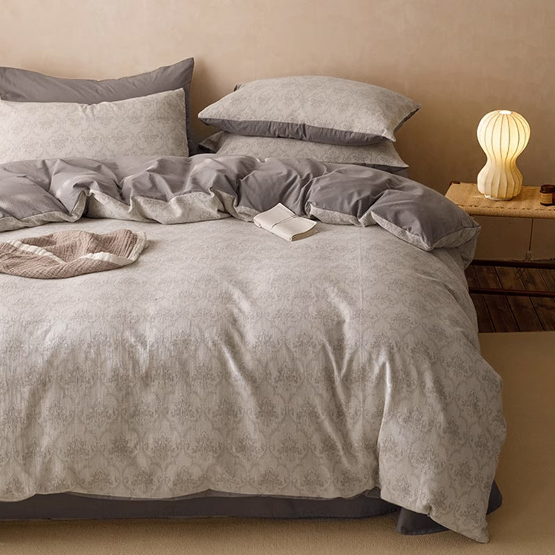 7design jacquard flower bedlinen set