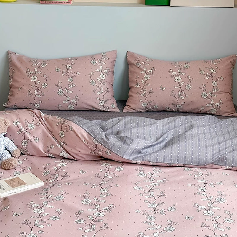 2color dot flower bedlinen set
