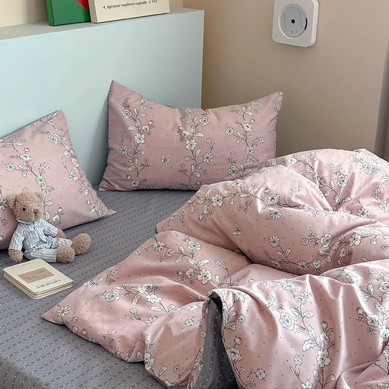 2color dot flower bedlinen set