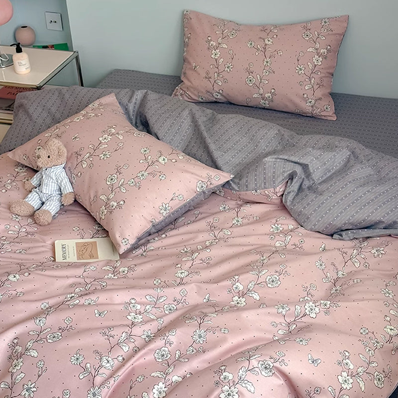 2color dot flower bedlinen set