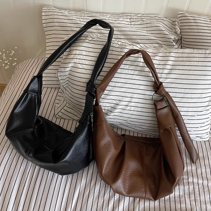 3color tack leather bag