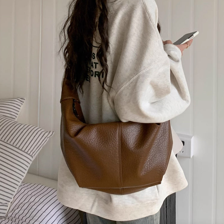 3color tack leather bag