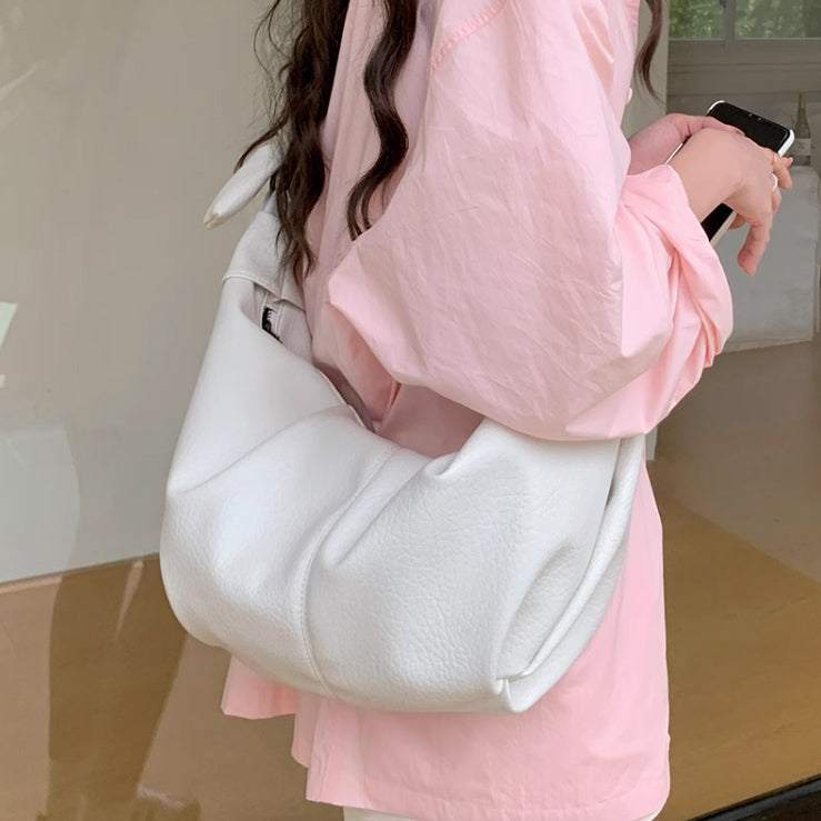3color tack leather bag