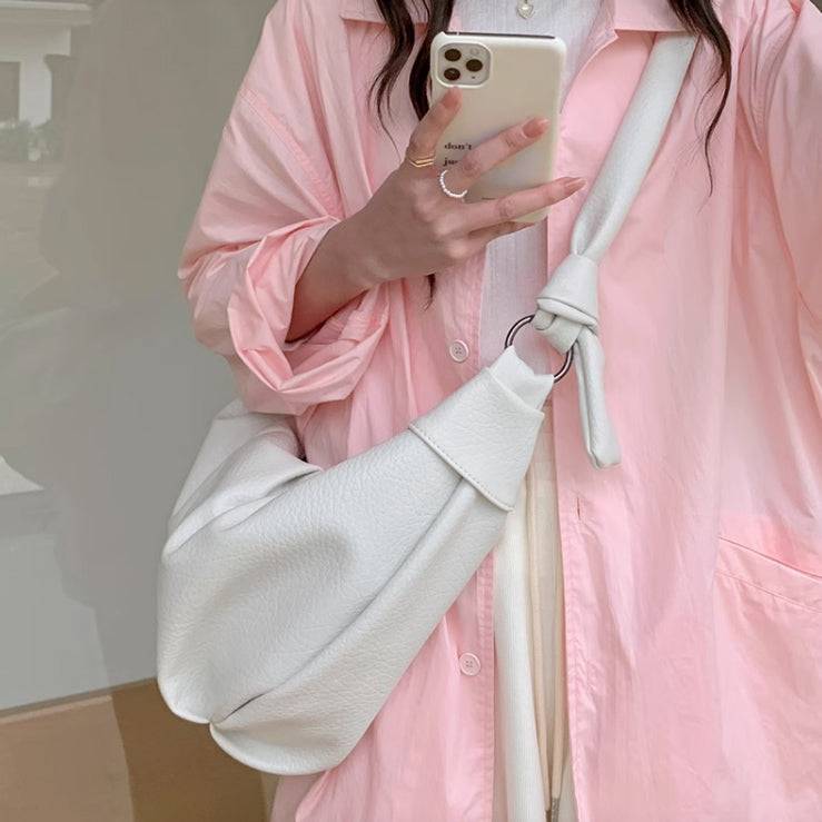 3color tack leather bag