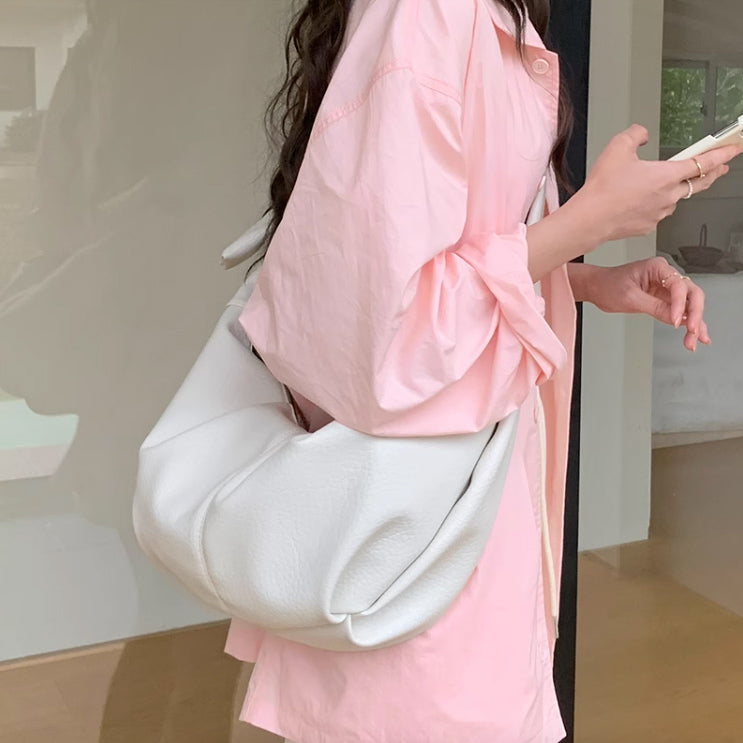 3color tack leather bag